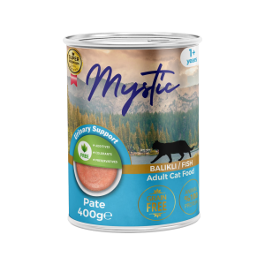 Mystic Yetişkin Kediler için Balıklı Pate Tam Yaş Mama