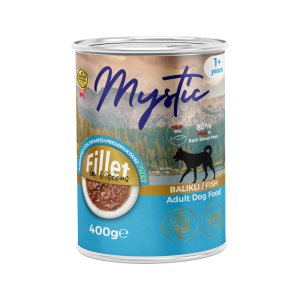 Mystic Yetişkin Köpekler için Balıklı Fillet In Viscous Tam Yaş Mama