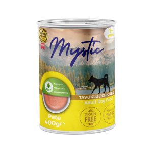 Mystic Yetişkin Köpekler için Tavuklu Pate Tam Yaş Mama